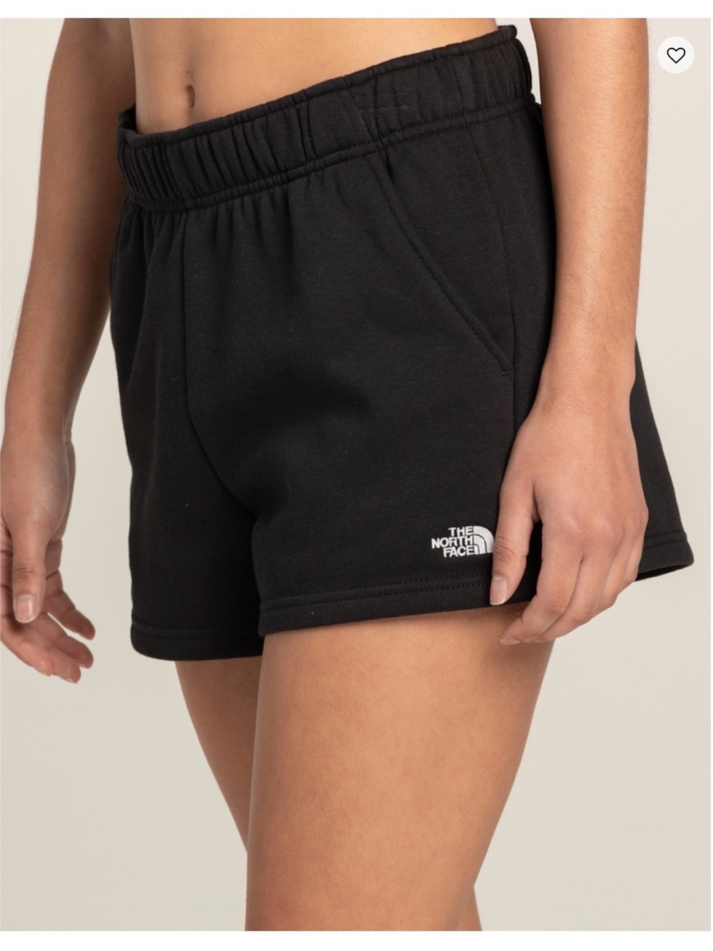 The North Face Women's Black Half Dome Fleece Shorts